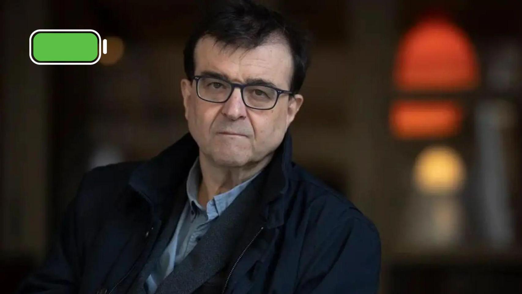 El escritor Javier Cercas, en una fotografía durante una entrevista