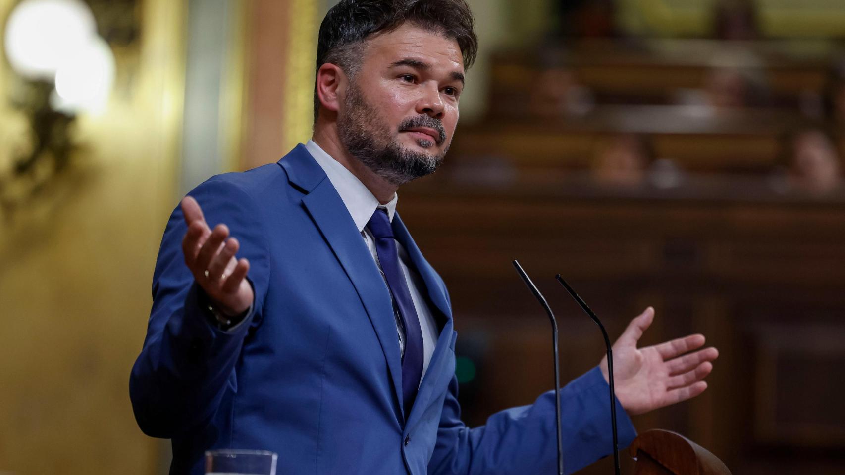 Gabriel Rufián, portavoz de ERC en el Congreso de los Diputados