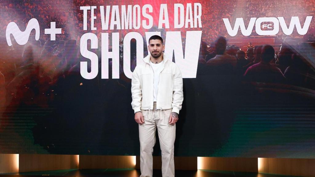El luchador Ilia Topuria, en una presentación de la promotora WOW / EP