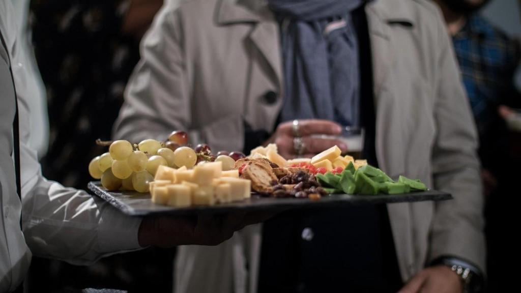 Servicio de catering en un evento