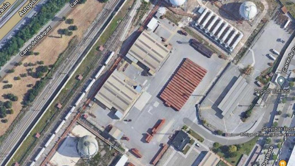 Vista aèria de la Factoria Repsol Butà a Montornès del Vallès
