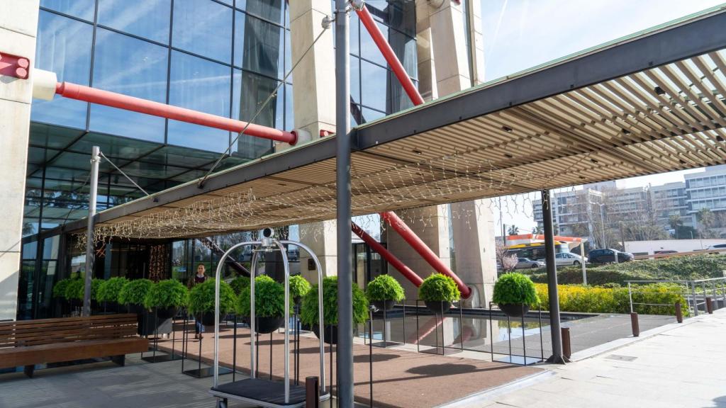 Entrada a l'hotel Hyatt Regency Barcelona Tower