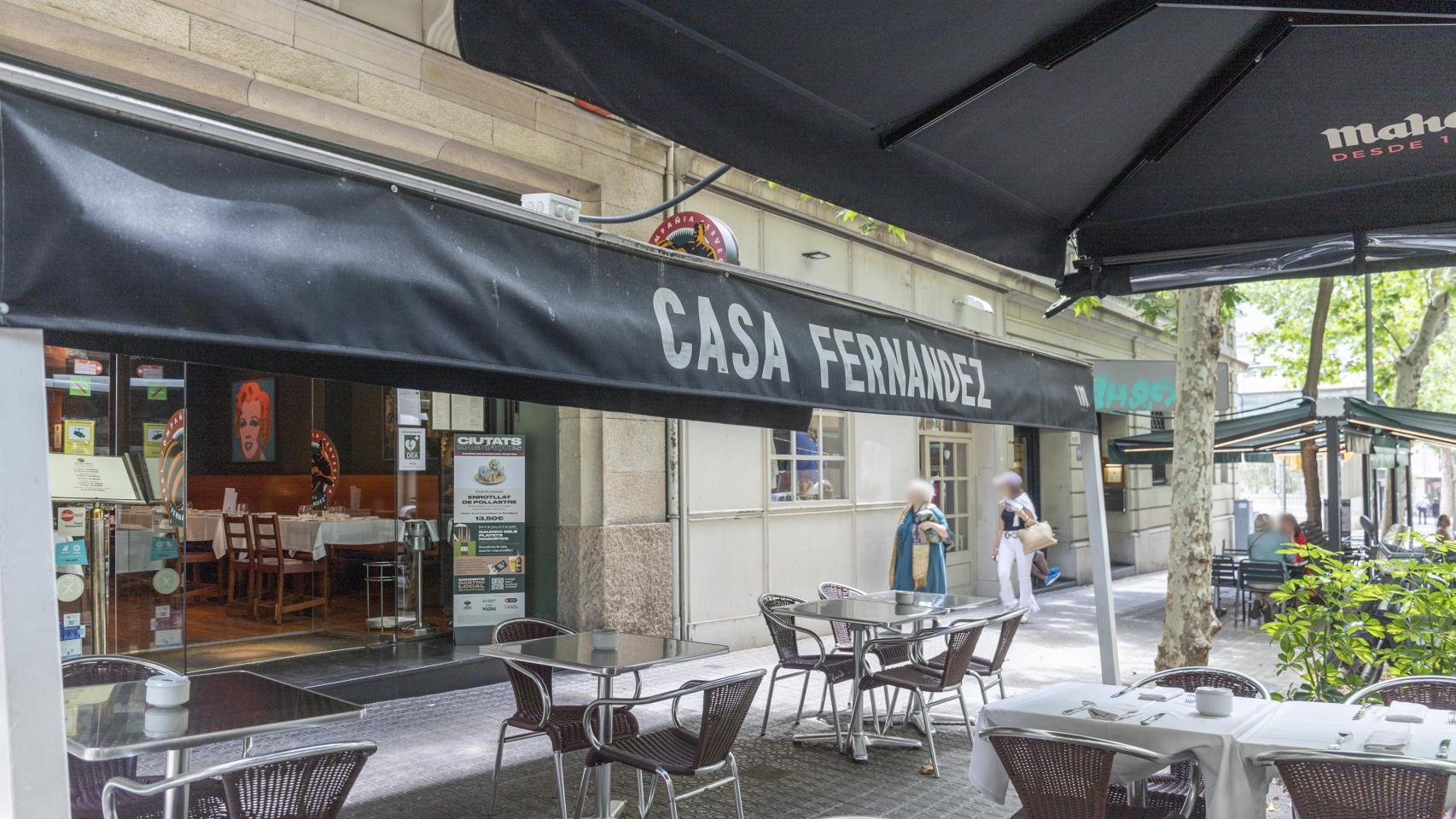 Casa Fernández, en la calle Santaló