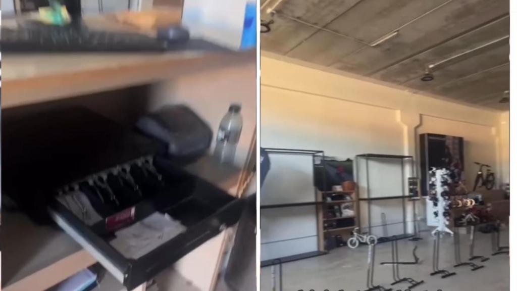 Imágenes de cómo quedó la nave de LaBosch tras el asalto del lunes