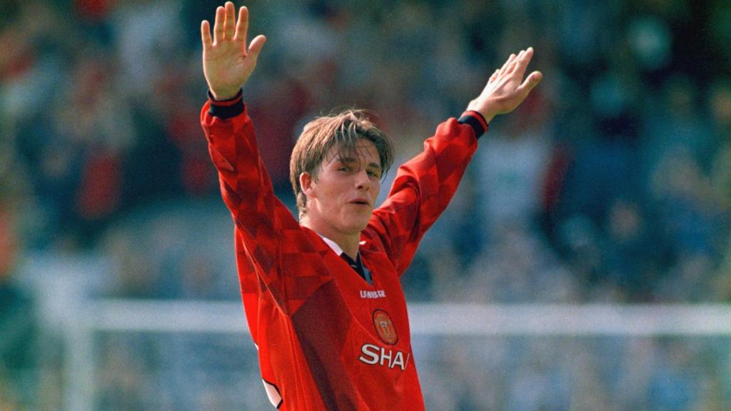 David Beckham, en el Manchester United