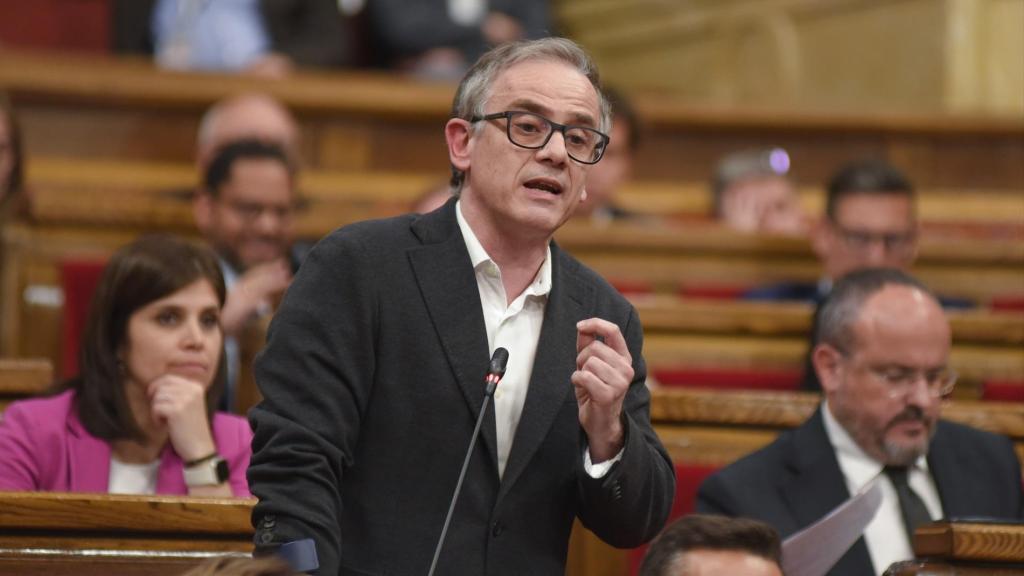 El president de l'ERC al Parlament, Josep Maria Jové, intervé durant el ple del Parlament, el 6 de maig de 2025, a Barcelona