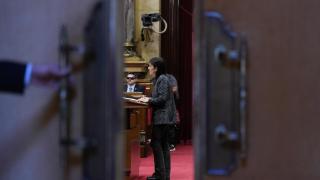 La diputada de Aliança Catalana, Silvia Orriols, durante la tercera jornada del Debate de Política General, en el Parlament de Catalunya, a 9 de octubre de 2025, en Barcelona