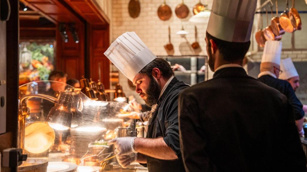 La 'rôtisserie' de Les Grands Buffets