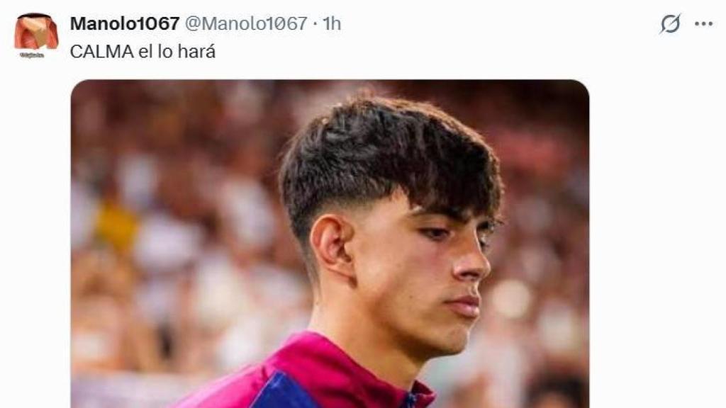 Un aficionado del Barça llama a la calma tras la lesión de Frenkie de Jong y señala a Marc Bernal como reemplazo