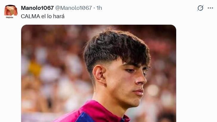 Un aficionat del Barça crida a la calma després de la lesió de Frenkie de Jong i assenyala Marc Bernal com a reemplaçament