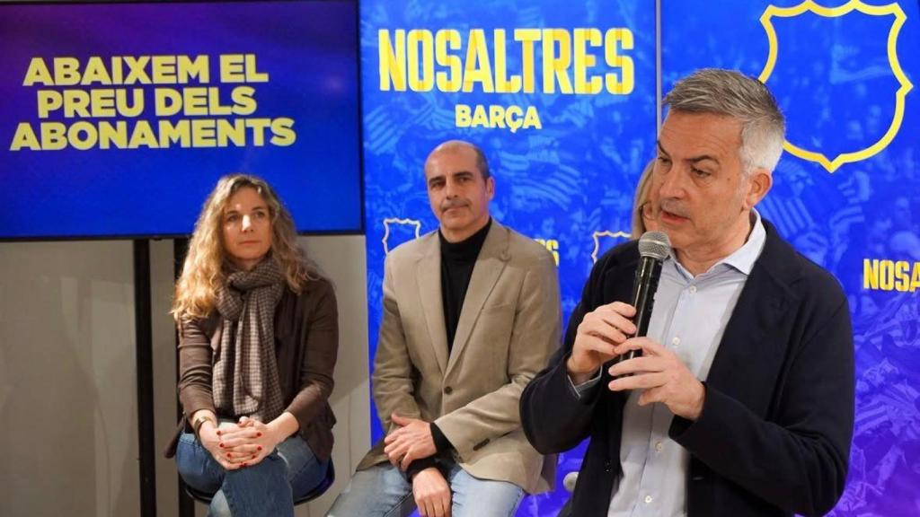 Víctor Font presenta su proyecto sobre los abonos del Spotify Camp Nou
