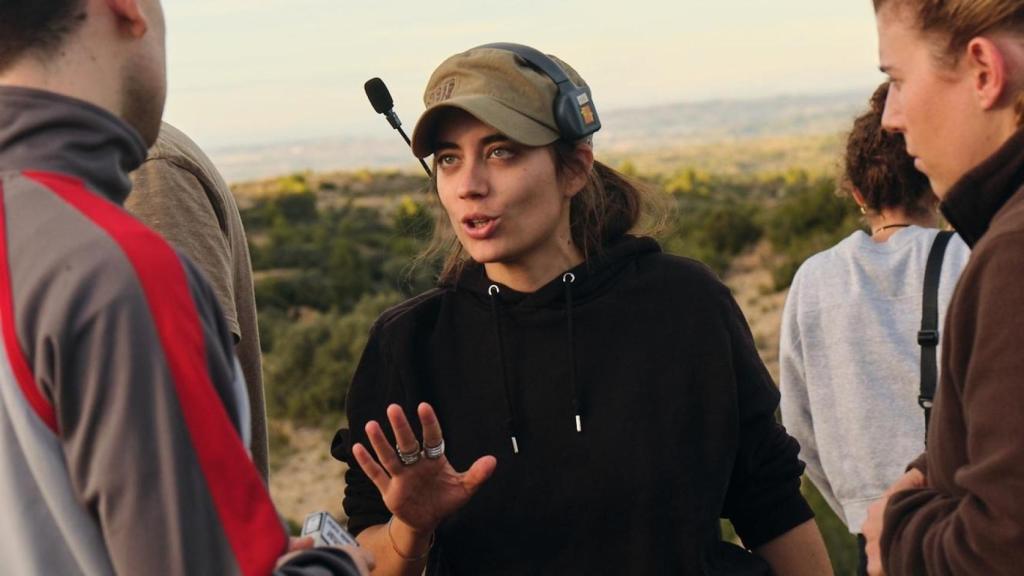 Gemma Blasco en el rodatge de 'La fúria'