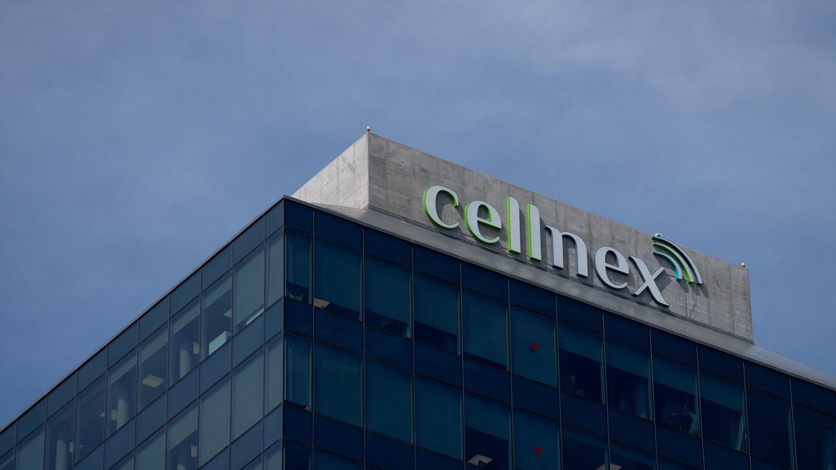 Fachada de la sede de Cellnex Telecom en Barcelona (archivo)