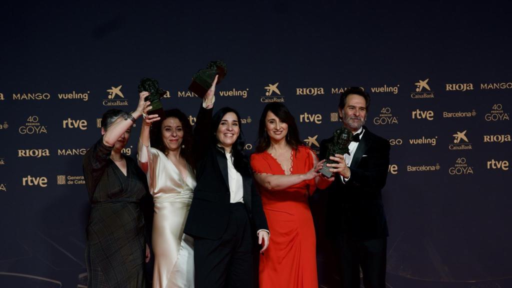 L'equip de 'Els diumenges' als Goya