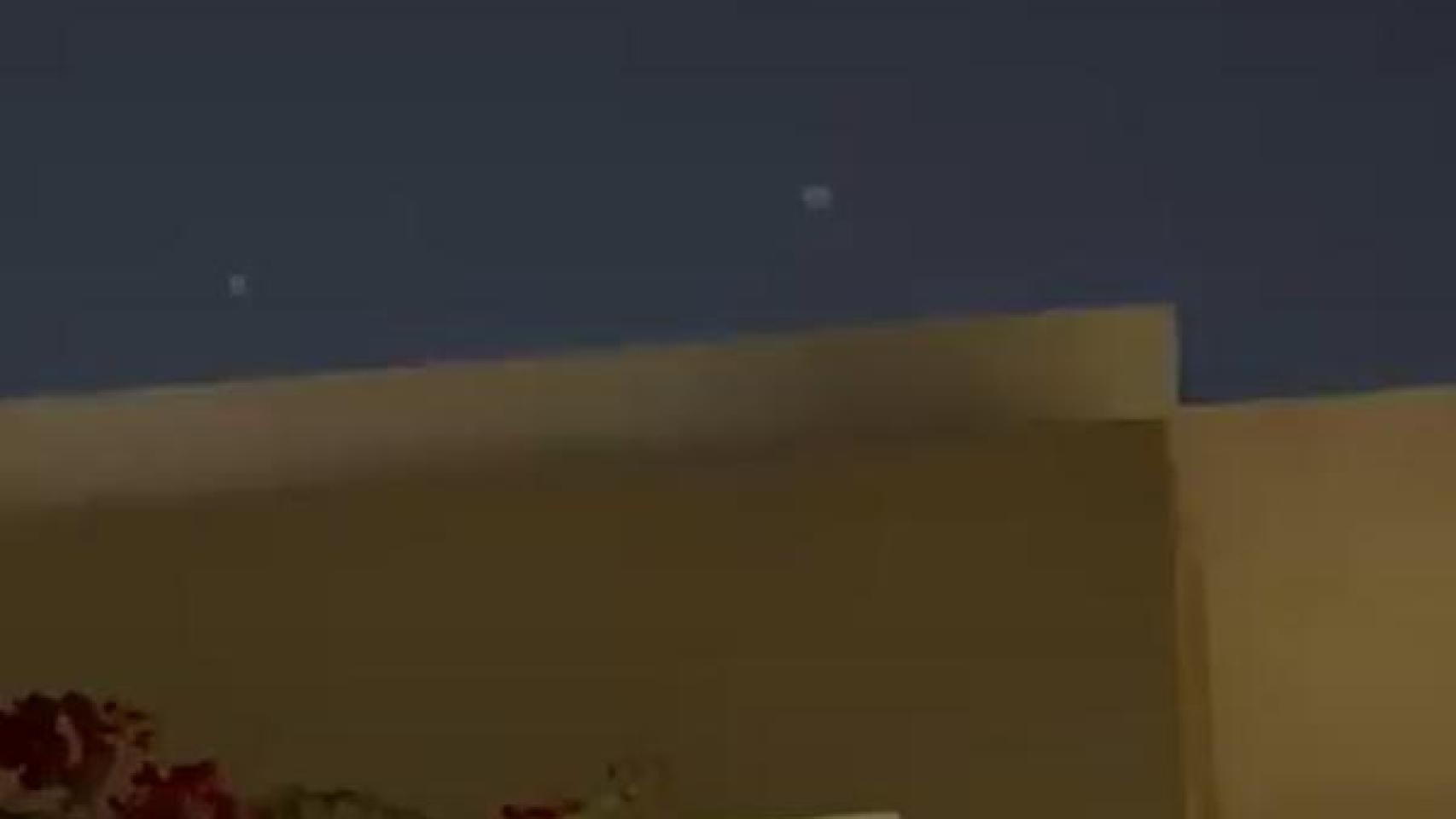 Misiles sobre el cielo de Dubái