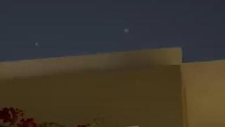 Misiles sobre el cielo de Dubái