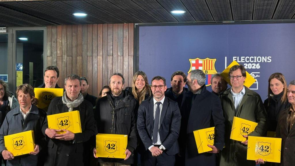 Marc Ciria presenta sus firmas en el Auditori 1899 del Spotify Camp Nou