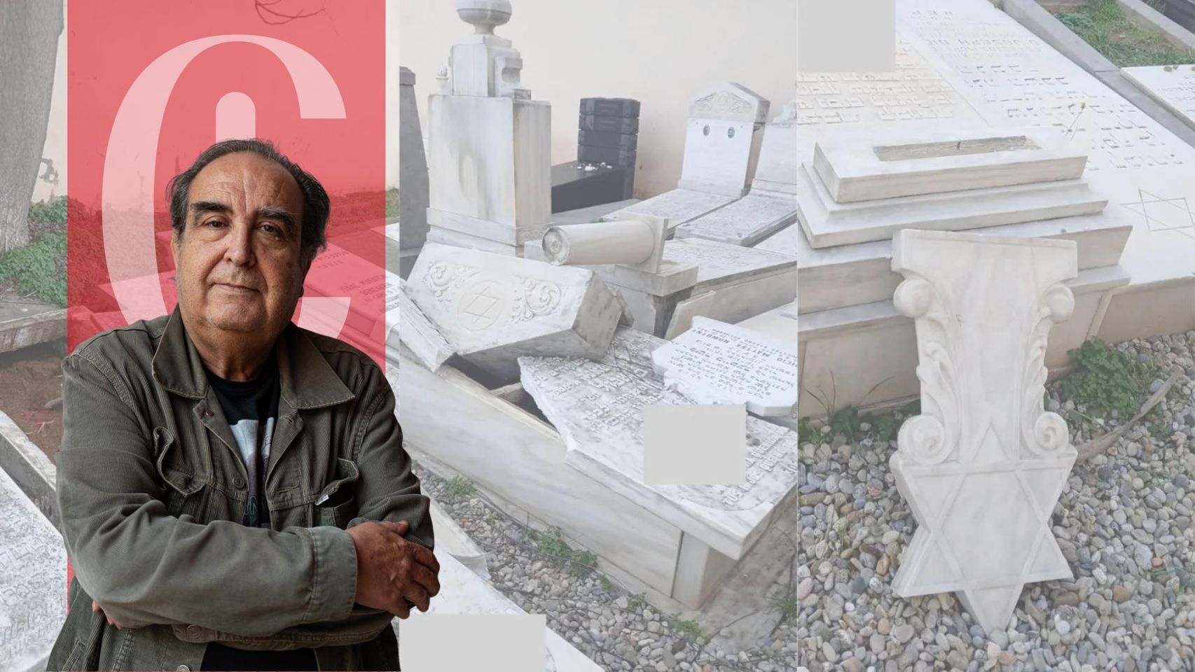 Cementerio judío de Les Corts vandalizado