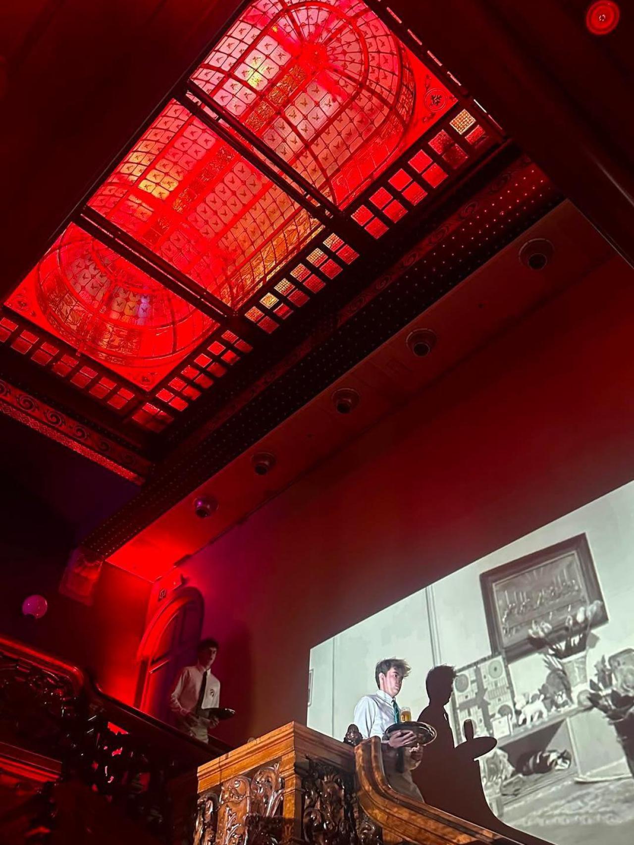 Escala de l'hotel El Palauet a la festa dels Goya