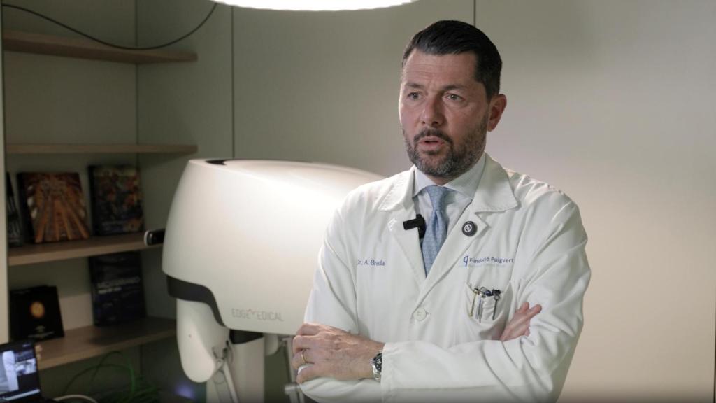 El doctor Alberto Breda, cirujano urológico, presidente de la Sección de Cirugía Robótica de la  Sociedad Europea de Urología (ERUS)
