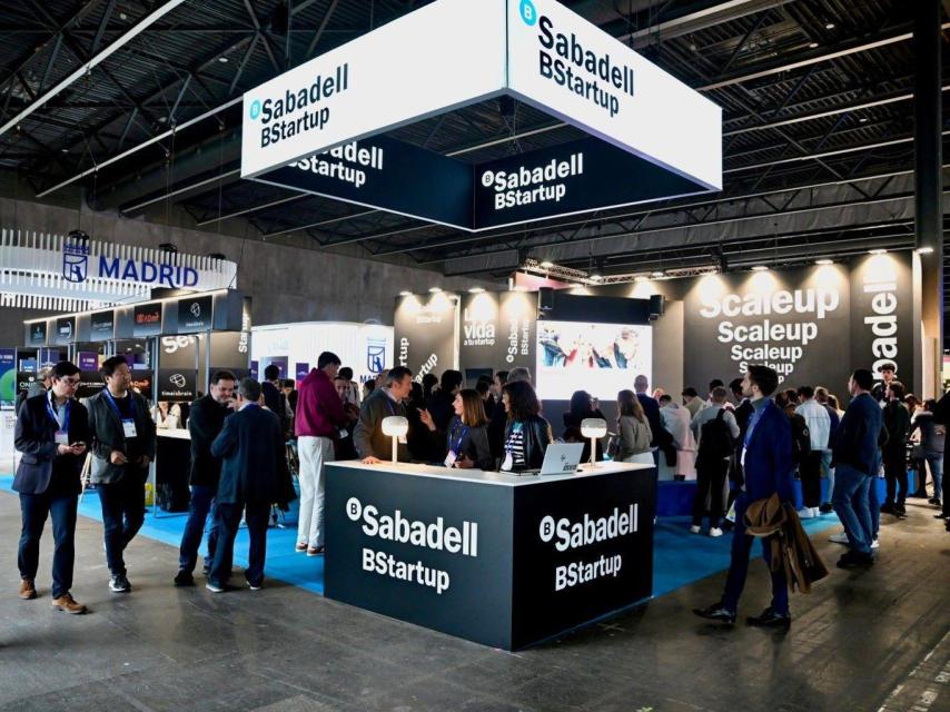 Stand de BStartup de Banco Sabadell en el 4YFN26 en el MWC 2026