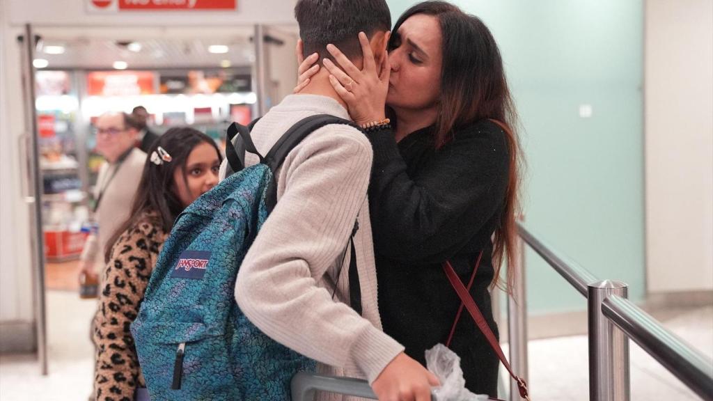 Tornada de ciutadans anglesos a Londres procedents de l'Orient Mitjà