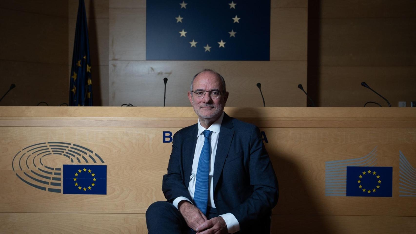 El 'conseller' de Unión Europea y Acción Exterior, Jaume Duch, cuando era portavoz del Parlamento Europeo