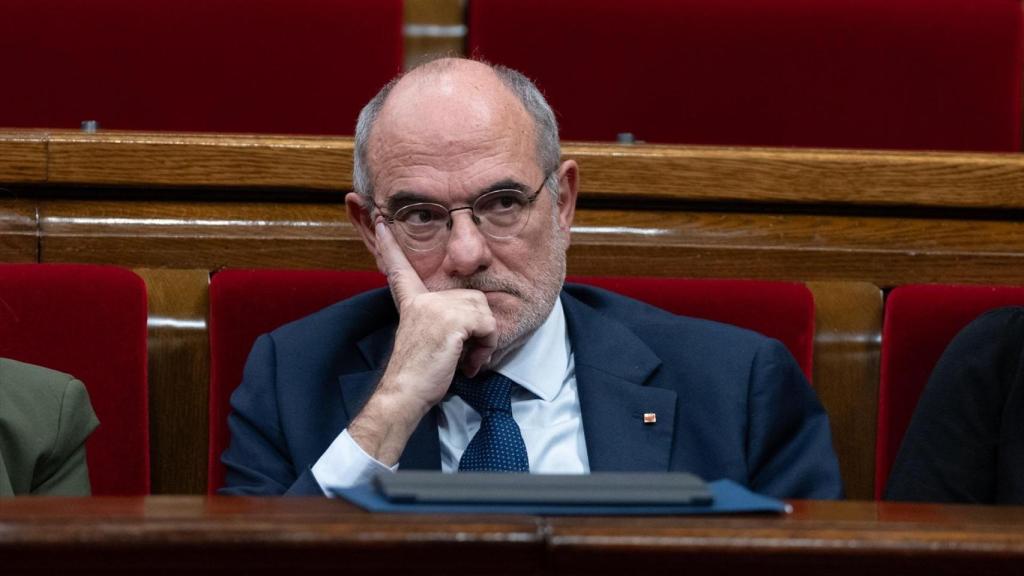 El conseller d'Unió Europea i Acció Exterior, Jaume Duch, al Parlament