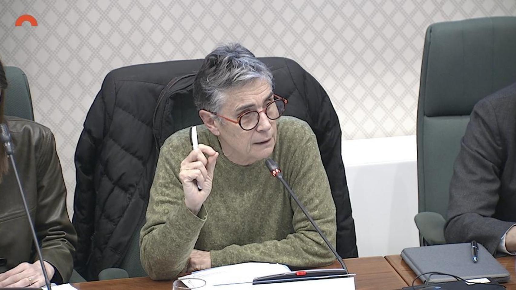 La 'consellera' de Salut, Olga Pané, durante la comisión parlamentaria en la que ha desgranado los presupuestos de 2026