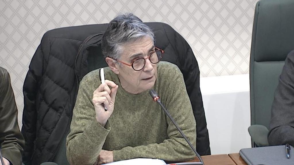 La consellera de Salut, Olga Pané, durant la comissió parlamentària en la qual ha desgranat els pressupostos de 2026