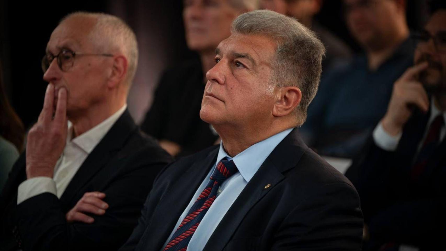 Laporta mete presión por la licencia 1C y promete títulos: Con el Camp Nou a pleno rendimiento tendremos muchos éxitos