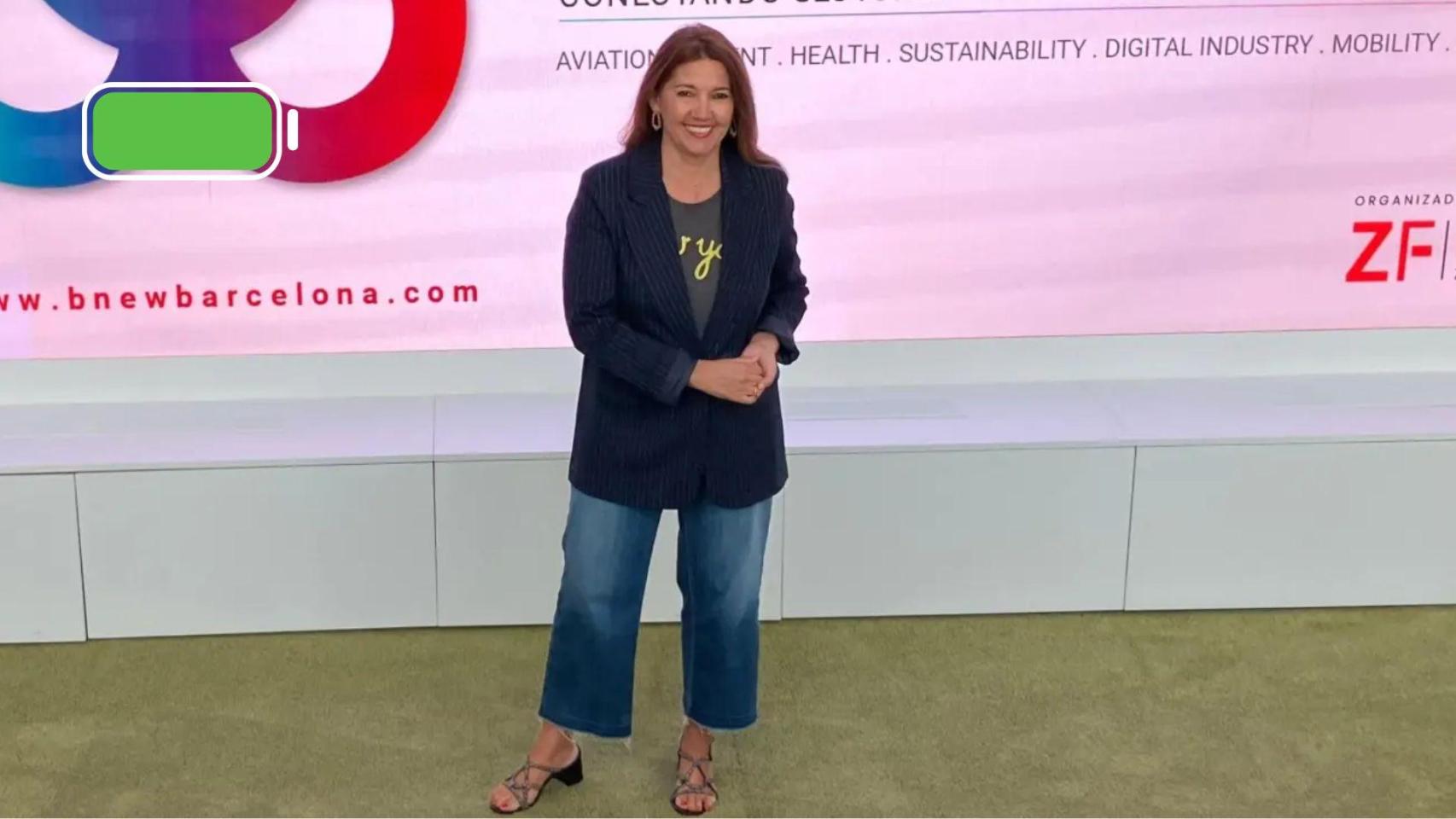 La directora general del CZFB, Blanca Sorigué, en la presentación del BNEW 2025