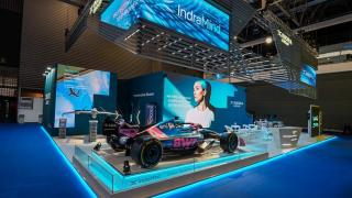 Indra exhibe un coche de BWT Alpine F1