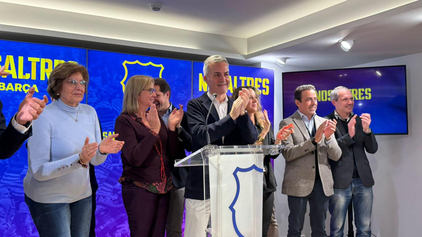 Víctor Font en su sede electoral