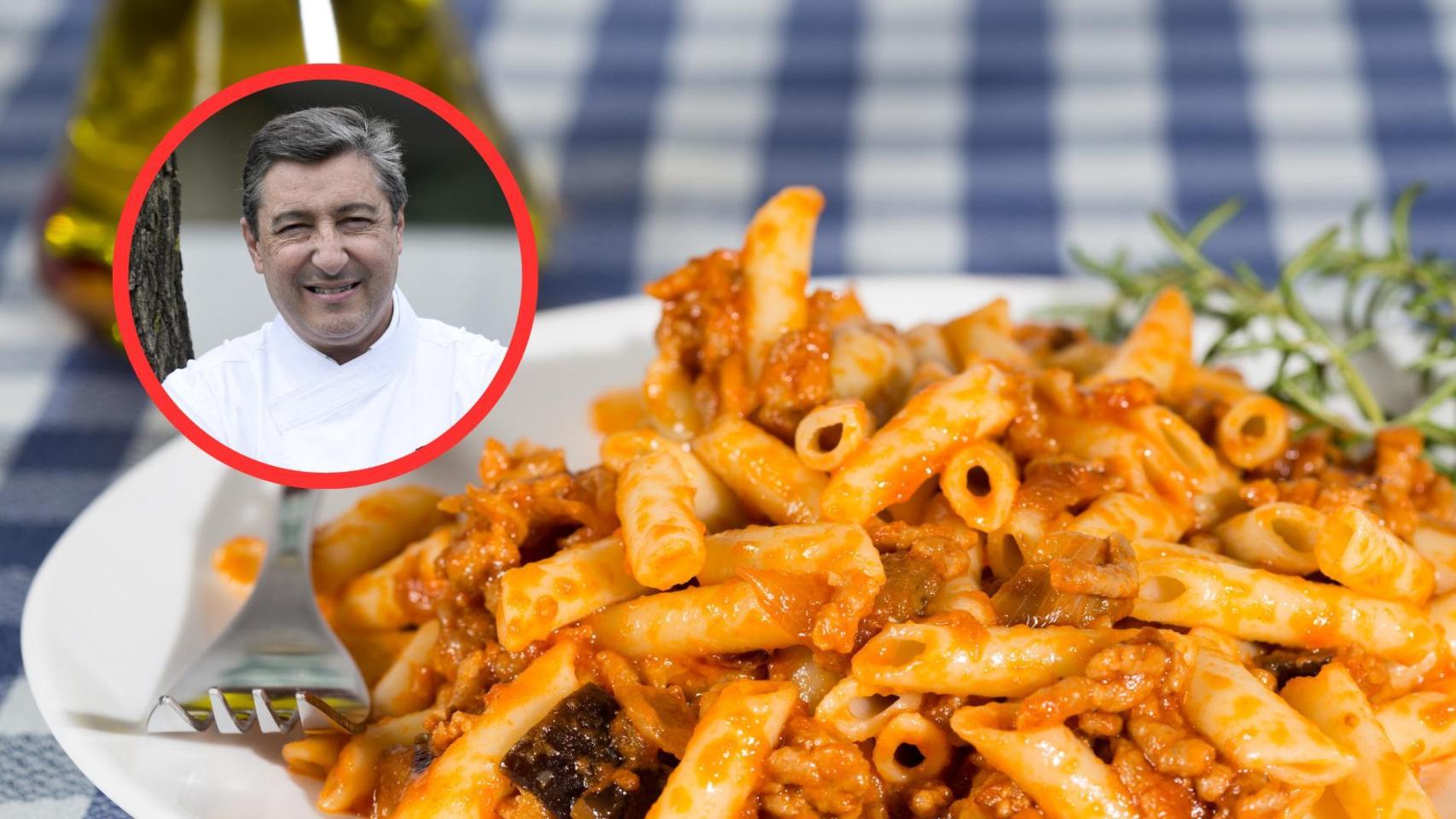 Macarrones y Joan Roca