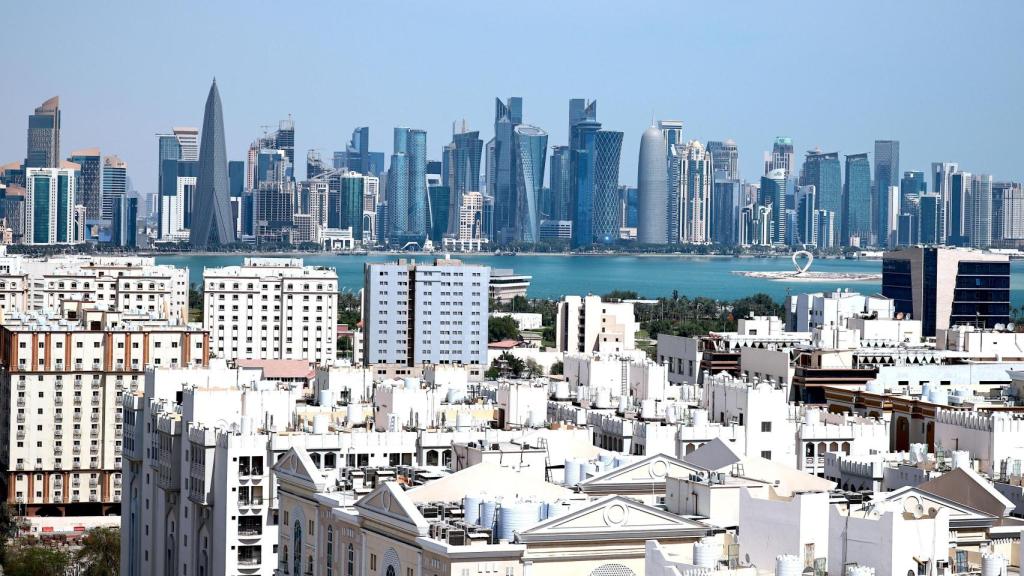 Vista aèria de Doha (Qatar)