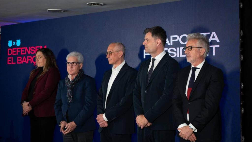 Elena Fort, Antonio Escudero, Ferran Olivé, Joan Soler y Xavi Puig