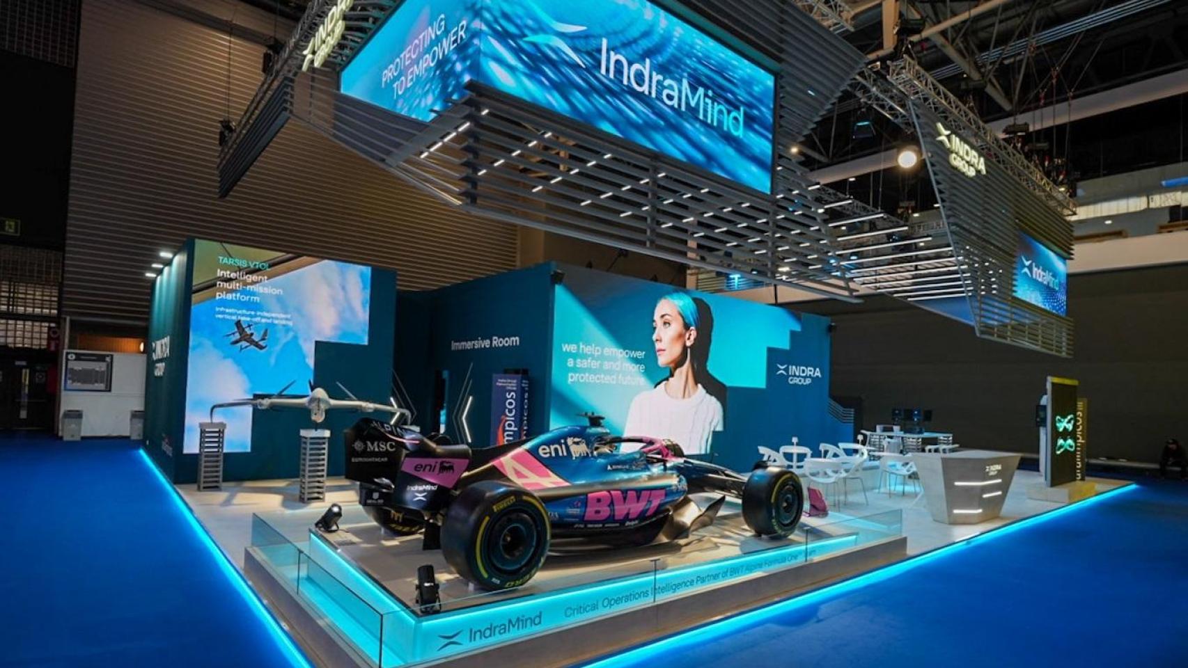 Espacio de IndraMind en el MWC / EP
