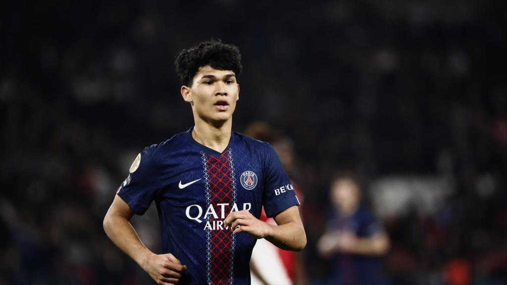 Dro Fernández, durant el PSG-Mònaco de la Ligue 1