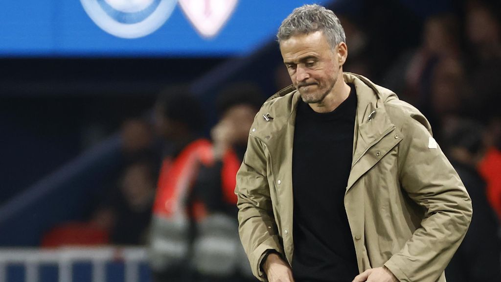 Luis Enrique, decebut durant el PSG-Mònaco de la Ligue 1