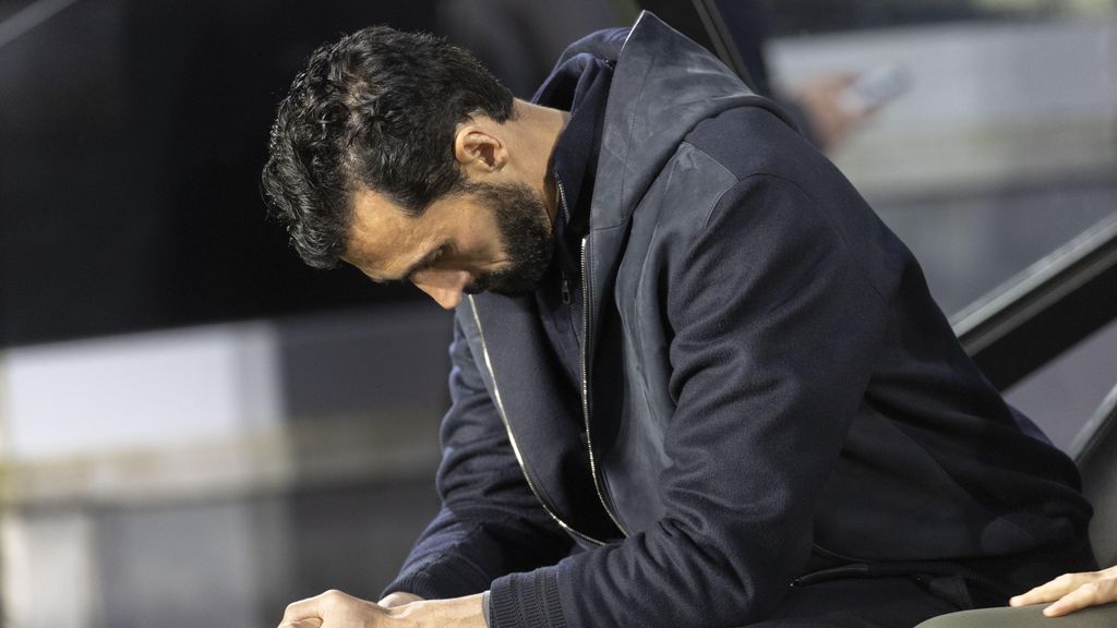 Álvaro Arbeloa, cabizbajo en el Celta-Real Madrid