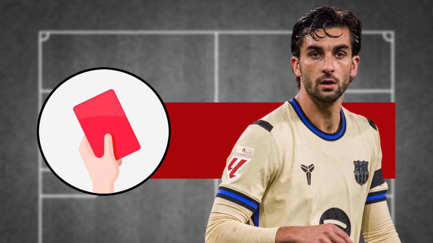 Tarjeta roja para Ferran Torres en el Athletic Club-Barça