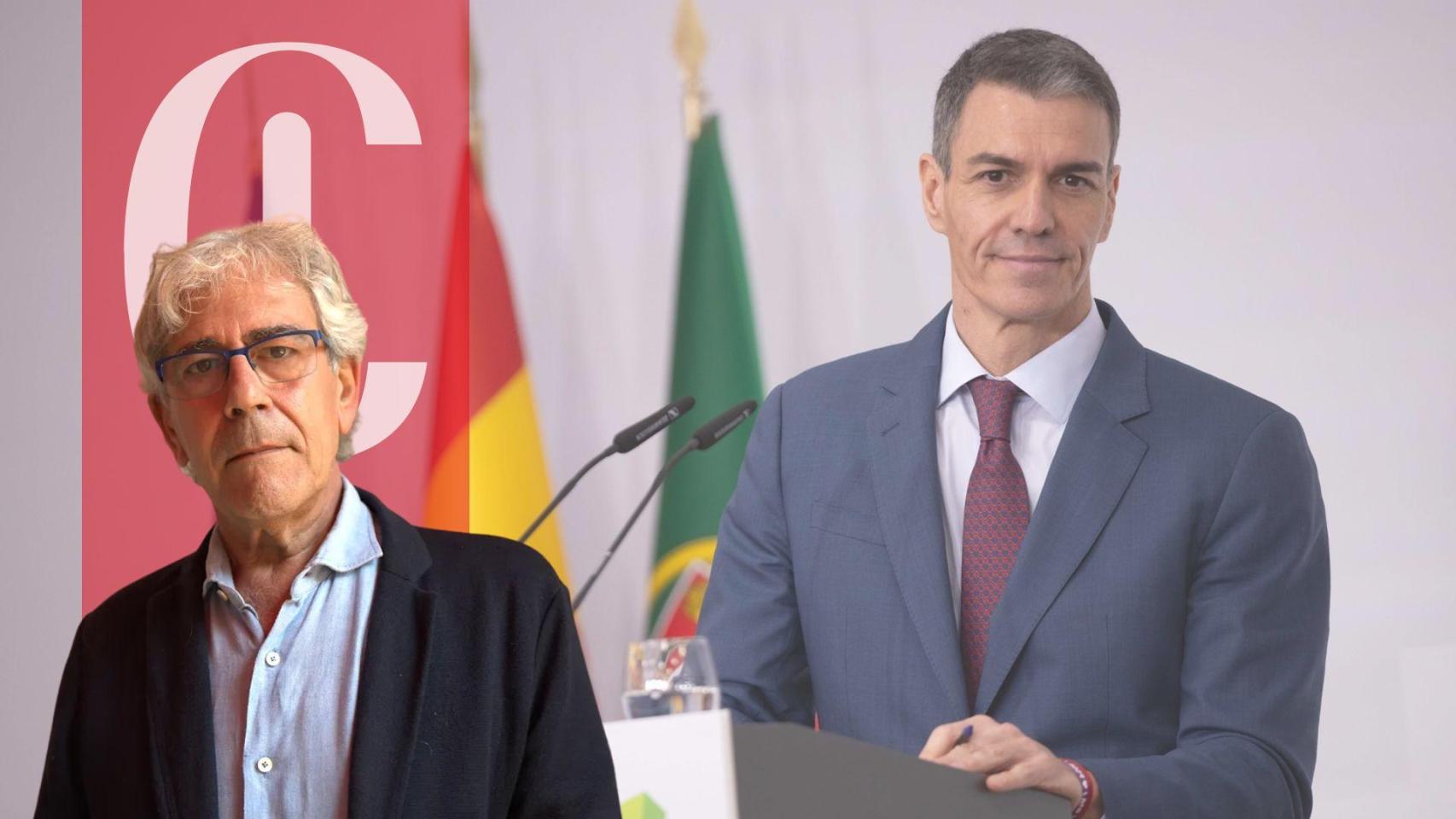 Fotomontaje con Pedro Sánchez