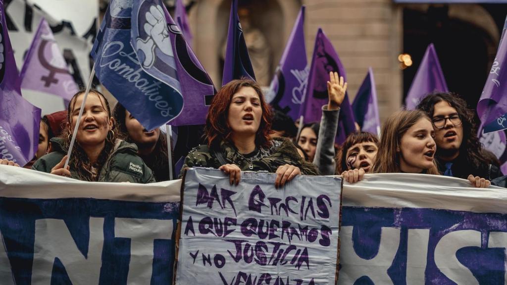 Protesta del 8M a Barcelona
