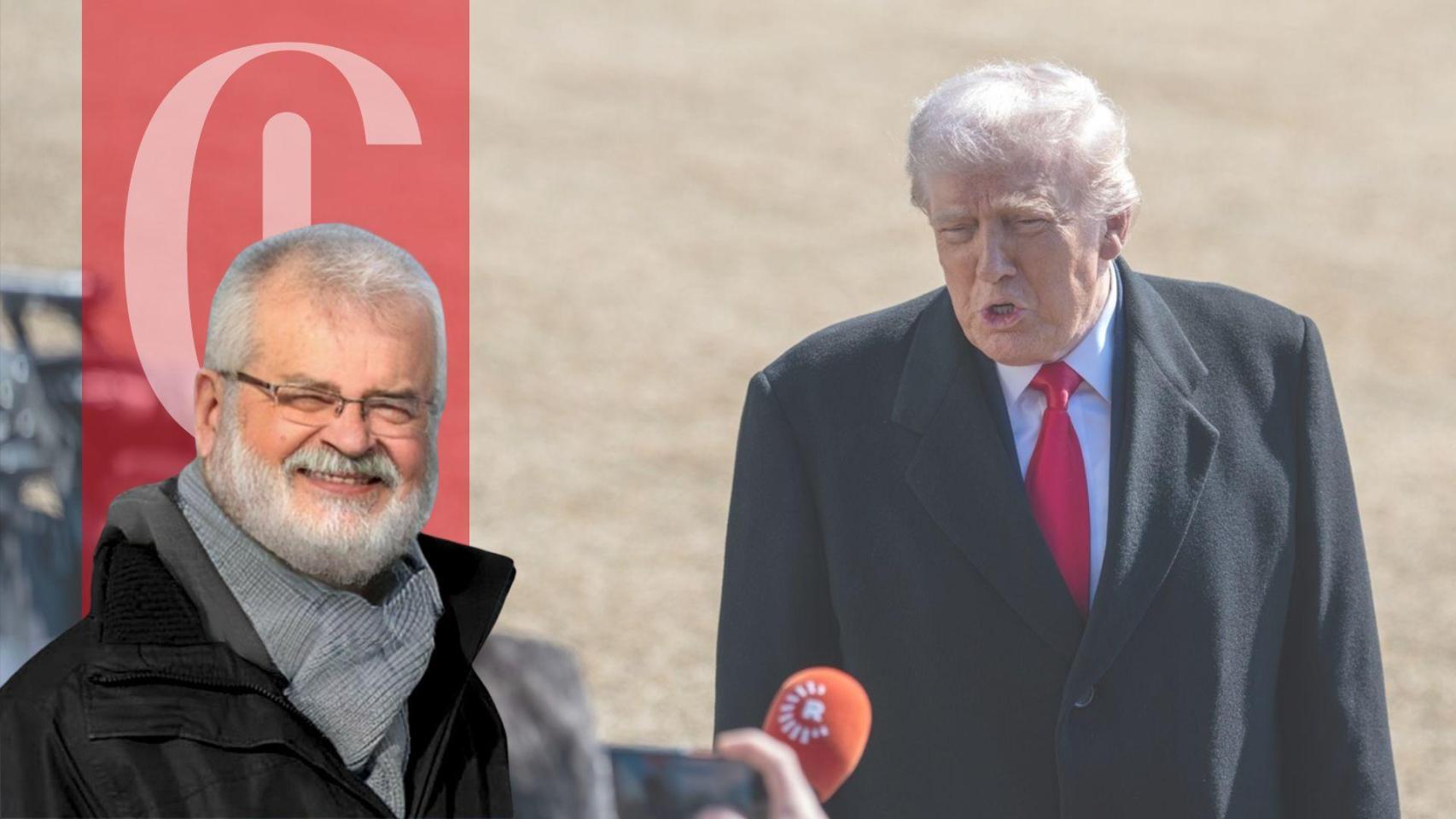 Fotomontaje con Donald Trump