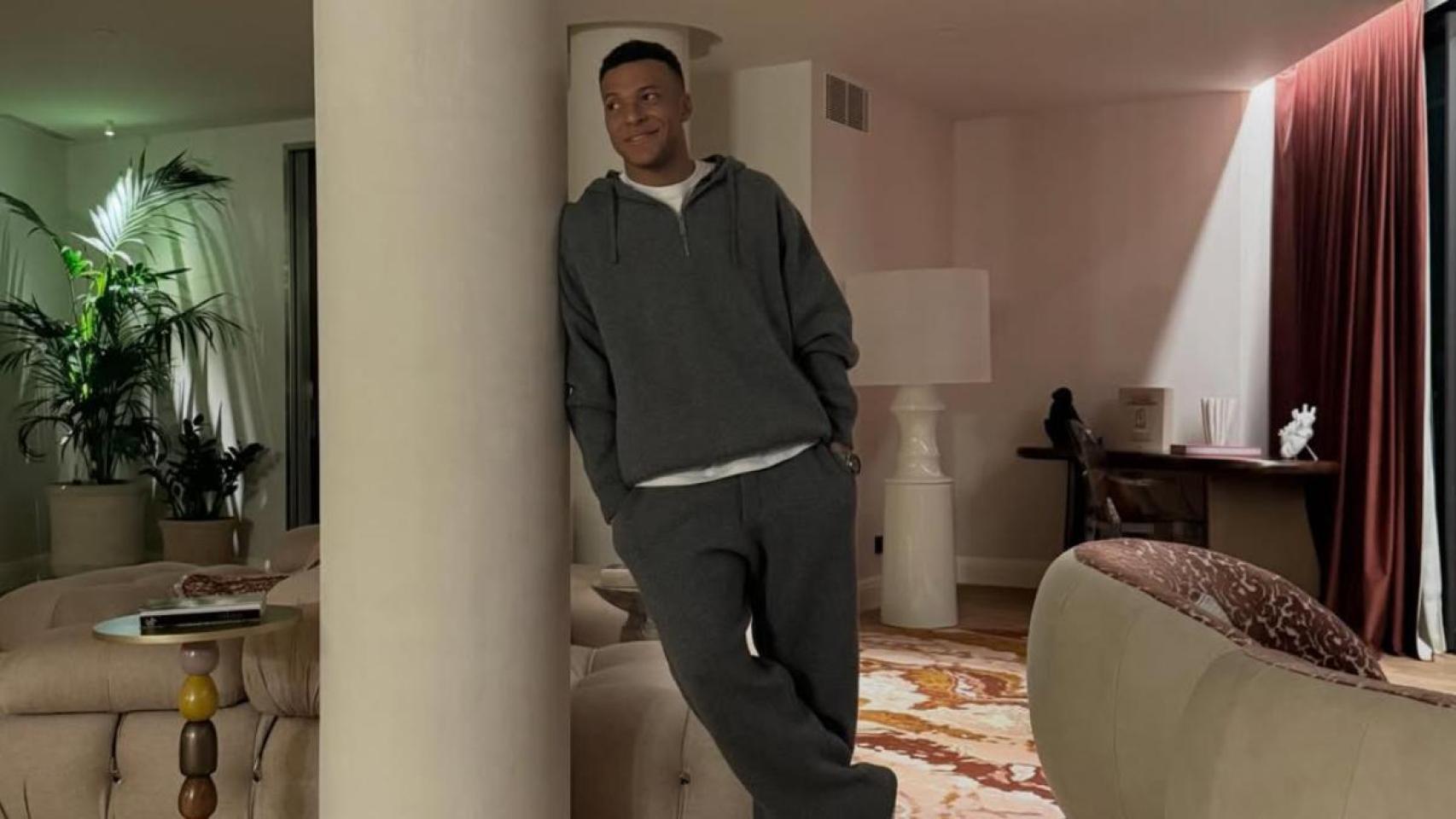 Kylian Mbappé, en su casa