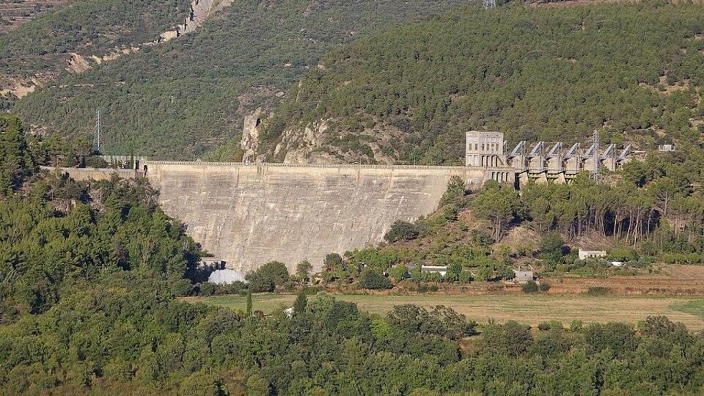Vista de la presa de Talarn- Embassament de Sant Antoni