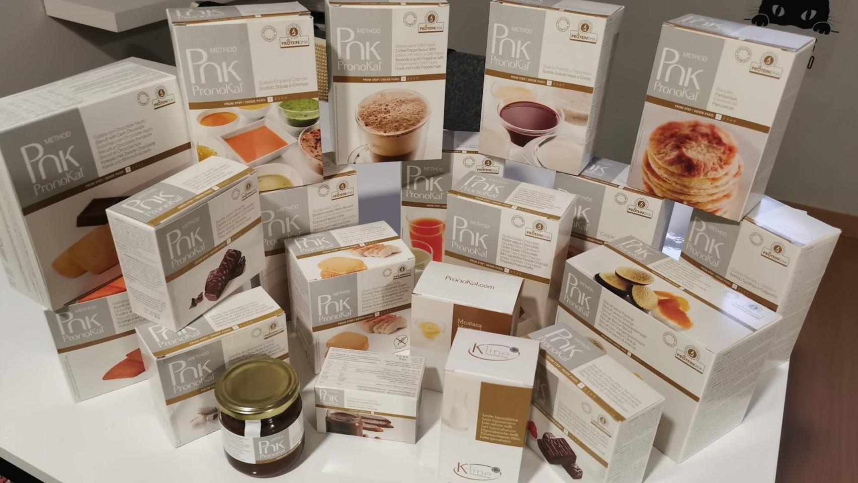 Muestra de los productos PronoKal