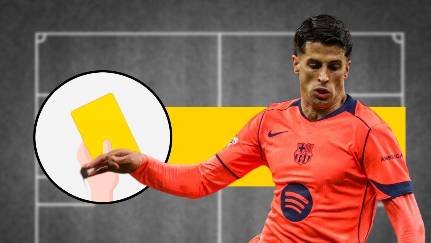Tarjeta amarilla en el Newcastle-Barça para Joao Cancelo