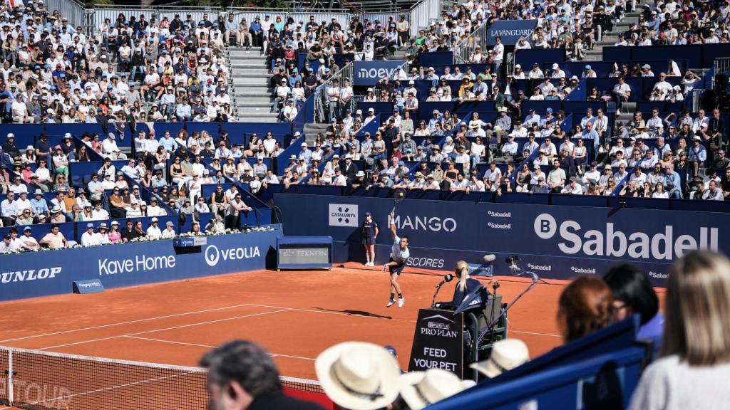 Imagen de la pista central RCT Barcelona durante la pasada edición del Barcelona Open Banc Sabadell – Trofeo Conde de Godó